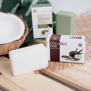 Jabón de Coco Vegano Orgánico Hecho a Mano para Uso Diario, Limpieza Profunda Facial, Blanqueamiento e Hidratación, de Vietnam - Product Image 3