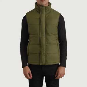 Gilet matelassé d'hiver décontracté pour homme, veste sans manches légère, vêtements de mode de plein air - Product Image 4