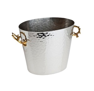 ถังแช่ไวน์ทำจากทองแดงแบบเรียบง่ายถังน้ำแข็งทำจากโลหะถังแช่เบียร์แชมเปญดีไซน์แบบเรียบง่าย - Product Image 6