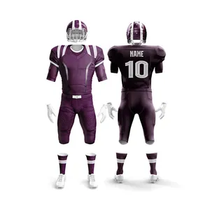 New Top Design Team Wear American Football Uniform Sublimation Breathable Custom Design American Football Uniform