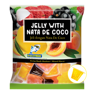 Gelatina con Sabor a Frutas con Nata De Coco, Sabores a Mango y Frutas Tropicales, 8 Piezas, Envase Mini de 32g - Product Image 2