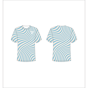 เสื้อยืดผู้ชายลายจุดสีส้ม แขนสั้น คอกลม ทรงลำลอง ใส่สบาย 100% Trackstar OEM แบรนด์ส่วนตัว TSI-G05-P0625 - Product Image 4