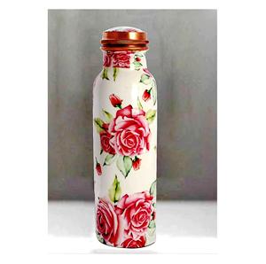 Botellas de agua impresas en Moradabad Precios Botella de agua Regalo hecho a mano personalizado Producto indio hecho a mano - Product Image 5