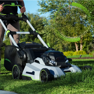 Cordless Brushless <b>Lawn</b> <b>Mower</b> Kit Dual Port Charger & 12-Gallon Collection Bag One-Touch 7-Position Height Adjustment - Product Image 2