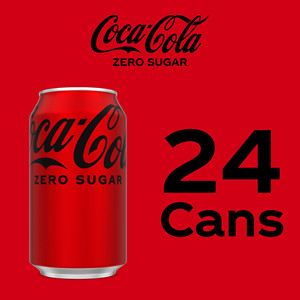<span class=keywords><strong>Coca</strong></span>-<span class=keywords><strong>Cola</strong></span> Zero Sugar Soda Pop sin azúcar, latas de 12 floz, paquete de 24