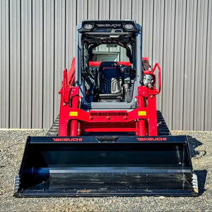 Free Shipping TAKEUCHI TL12V2 112hp Skid <b>Steer</b> Loader CE EPA Approved Crawler Loader With Front Loader Skid <b>Steer</b> Attachment - Product Image 1