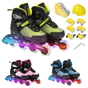 Patins à roulettes à double boucle en PU pour adolescents - Product Image 1