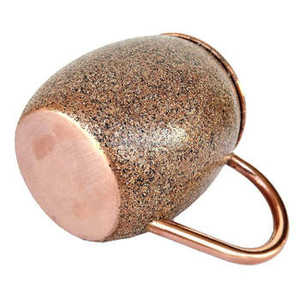 แก้วมักมอสโกทองแดงพิมพ์ลายด้วยมือเหมาะสำหรับโต๊ะอาหารค่ำงานเลี้ยงงานแต่งงานและบาร์ - Product Image 4