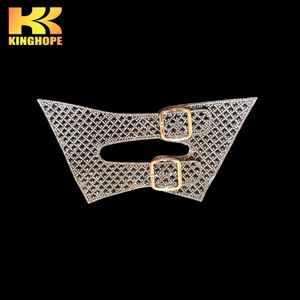 Sandalias de Mujer Kinghope Directas de Fábrica con Tira Tejida y Adorno de Pedrería, Estilo Moderno para Dama - Product Image 4