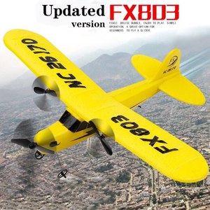 FX803 Offre Spéciale Piper Cub J-3 RC <span class=keywords><strong>Avion</strong></span> Modèle High-tech 2.4Ghz Télécommande <span class=keywords><strong>Avion</strong></span> <span class=keywords><strong>Planeur</strong></span> <span class=keywords><strong>Avion</strong></span> En Plein Air RC Jouets Enfants Cadeaux - Product Image 6
