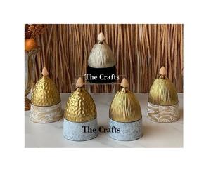 <b>Set</b> Of Two Rattan And Steel Chocolates Server With Iron Tray Handmade Round Shape Sweets <b>Dessert</b> Server - Product Image 6