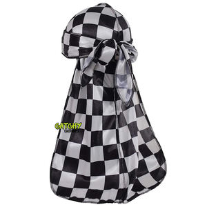 2021 Designer <b>Bonnets</b> And Durags Satin Designers Durags For Men Silk Durag - Product Image 4