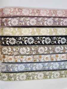 Nouveau design broderie dentelle tissu dentelle accessoires pour robes décoration florale - Product Image 2