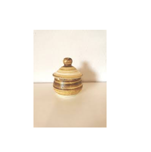 Recipiente de madera para sal y pimienta, contenedor dividido con cuchara para servir y tamaño personalizado, precio barato - Product Image 4