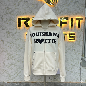 Cómodo tamaño personalizado impreso más demandado Cremallera Sudadera con capucha Puff Impreso hecho en fábrica precio barato sudaderas con capucha para hombres - Product Image 4