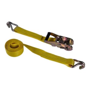 Heavy-Duty Ratchet <b>Tie</b>-<b>Down</b> Straps Double-J-Hook PE/PP Material 3000kg Break Strength Durable Load Securing Belts for Trucks - Product Image 6