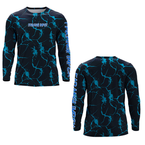 Maillot de protection solaire à manches longues UPF 50 + à manches raglan pour hommes, pour la pêche, le surf et la course à pied, maillot de football 2025 - Product Image 2