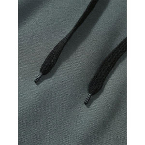 High Quality Custom Streetwear <b>Hood</b> Sweatshirt Oversized <b>Fleece</b> Printing Drop Shoulder Washed <b>Man</b> Hoodie - Product Image 5