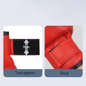 1 paire de gants de boxe de combat gratuits Équipement de fitness de protection pour adultes et jeunes en cuir pour l'entraînement et le combat - Product Image 3