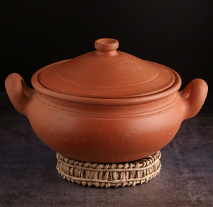 Mitti Kadhai non émaillé fait à la main pour la cuisson de légumes de poulet biryani dans un processus de cuisson lent et sain à des prix de gros bon marché - Product Image 6