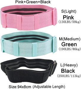 Fabricant personnalisé plus de spécifications bandes de résistance aux hanches boucle exercice culotte bande hanche cercle fessier - Product Image 4