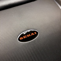 Moto 47 litres Top Case Top Box Tail Box Scooter (avec dossier), 47L casque gants accessoires de rangement, casque non inclus.