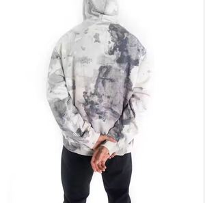 Sudadera con capucha para hombre de calidad superior al por mayor 100% algodón lavado ácido ropa de calle transpirable diseño personalizado para invierno patrón sólido - Product Image 2