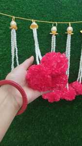 Cuerdas de cuentas artificiales para colgar en la pared fondos Pooja decoración Holi Diwali Navidad Acción de Gracias Hanukkah Navratri festivales - Product Image 3