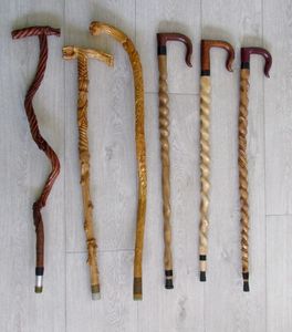 DECORATIVE Price Adjustable Wooden Cane with Multiple Knots Strong Wooden <b>Walking</b> <b>Stick</b> for Elders by Standard International - Product Image 6