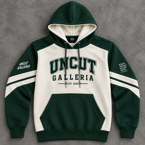 เสื้อฮู้ดดี้โอเวอร์ไซส์ผู้ชาย สีบล็อก ผ้าฟลีซ สไตล์ฮิปฮอป มีกระเป๋า สำหรับฤดูหนาว ผลิตจากโพลีเอสเตอร์ - Product Image 2