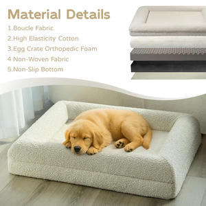 Vier Seizoenen Diepe Slaap Driedimensionale Kennel Traagschuim Grote Hondenbed Verwijderbare Machine Wasbaar - Product Image 2