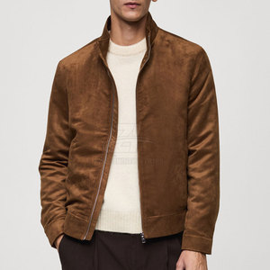 Wholesale Made Winter Apparel <b>Suede</b> <b>Jacket</b> OEM Custom Logo Printed High Quality Winter <b>Jacket</b> - Product Image 2