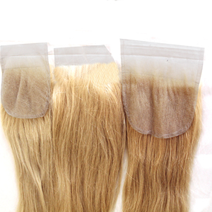 วิกผม100% เวียดนามแบบมีแถบปิดลูกไม้สีบลอนด์อ่อนขนาด5x5 HD มีขนาดให้เลือกขนาด4x4 5 6x6x7 7x7 - Product Image 6