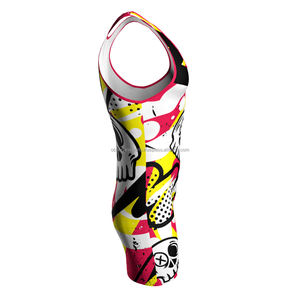 Fighting Wrestling <b>Singlet</b> Factory Wholesale Custom <b>Men</b> <b>Singlets</b> Spandex/Polyester Breathable Durable - Product Image 4