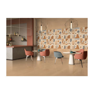 Carreaux de sol en porcelaine de style design moderne au fini brillant Texture solide à prix réduit et fabriqués en Inde pour un usage intérieur - Product Image 1