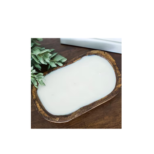 Bougeoir à pâte de bois de luxe avec un design moderne, parfait pour la décoration de mariage et la vaisselle - Product Image 3