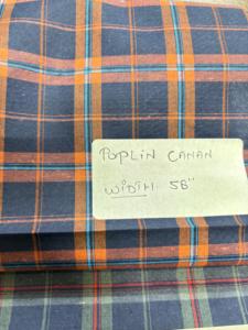 Tela Popelina de Poliéster Teñida con Hilo, con Patrón de Rayas de 58 Pulgadas de Ancho, 100% Poliéster de Secado Rápido para la Fabricación de Camisones para Niñas - Product Image 5