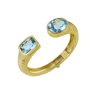 Brazaletes lisos de Plata de Ley 925 chapados en oro para mujer, joyería clásica de regalo de boda para pulseras de eslabones de cadena fina - Product Image 6