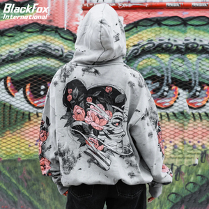 Dernier produit Sweats à capuche délavés à l'acide pour femmes Nouveau design Super qualité Custom Made Casual Wear Hoodies - Product Image 2