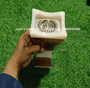 Juego de quemador de incienso bakhoor con incrustaciones de resina de madera, juego de quemador de incienso árabe Oudh bakhoor convrete mubkhar, juego de quemador de incienso - Product Image 6