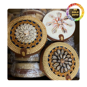 Sac en rotin tissé avec un charme et un design différents | Origine Vietnam - Product Image 1