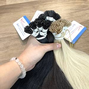 ผมต่อผมมนุษย์ผมแท้100% เวียดนามผมตรง - Product Image 1