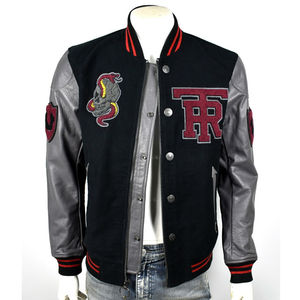 Alta calidad OEM al por mayor Letterman chaquetas para los hombres Nueva moda de los hombres Lettermen chaqueta de béisbol de la universidad para los hombres - Product Image 1
