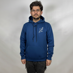 เสื้อมีฮู้ดพิมพ์ลายสำหรับผู้ชายผ้าเฟรนช์เทอร์รี่พิมพ์ลายระยิบระยับมีซิปรูดแบบเต็มตัวติดโลโก้ประดับพลอยเทียม - Product Image 3