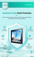 Panel PC Táctil Industrial Todo en Uno con Carcasa de Aluminio Impermeable IP65 de 10.1, 12, 19 y 21.5 Pulgadas, con Sistema Operativo Android 10 A133 2+8G