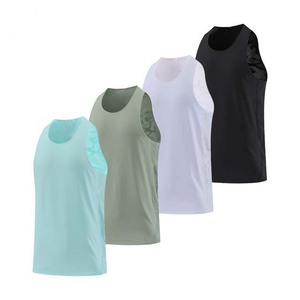 Logotipo personalizado para uso en gimnasio Suministro OEM ODM Tallas grandes Mejor venta Camisetas sin mangas para hombres Slim Fit Algodón Fitness Wear Alta calidad MOQ bajo - Product Image 5