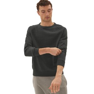 Raglan Sleeve Vintage Winter Pullover Designer Streetwear Sweatshirt Embroidered Customized Logo Men's Fleece 100% Cotton Solid - Product Image 1