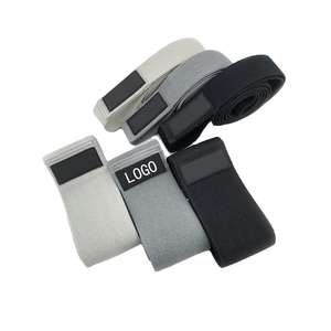 Logotipo personalizado Fitness Ejercicio Tela de algodón Patrón de tela Gimnasio Glúteos Booty Hip Band Entrenamiento Deporte Banda de resistencia Juego de 3 - Product Image 1