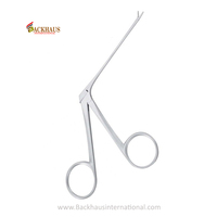 Fait sur mesure 8 pouces pince à touffes médicale 1.6mm pince crocodile ENT oreille chirurgicale extrémité dentelée Source d'alimentation manuelle