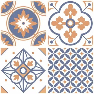 400x400mm Azulejo de cerámica marroquí rústico Azulejo decorativo 40x40cm Baldosas de cerámica - Product Image 5